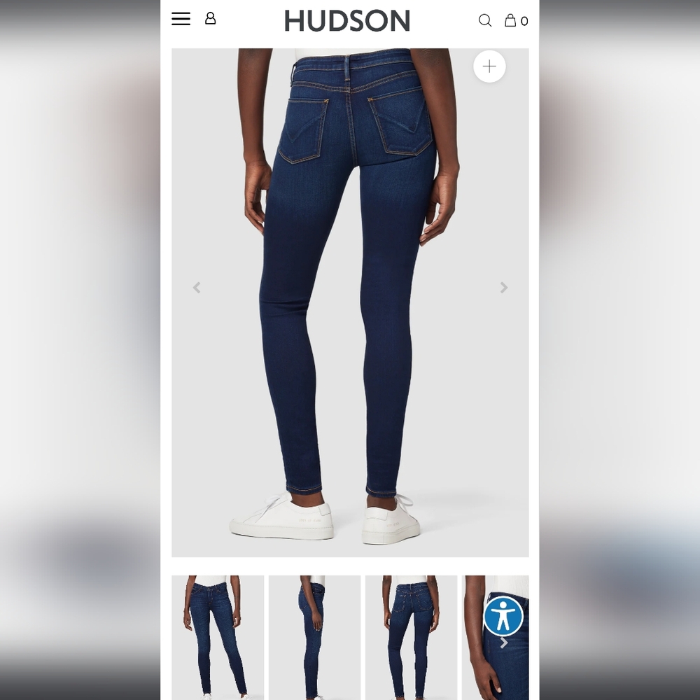 Hudson Krsita Low-Rise Super Skinny Jean